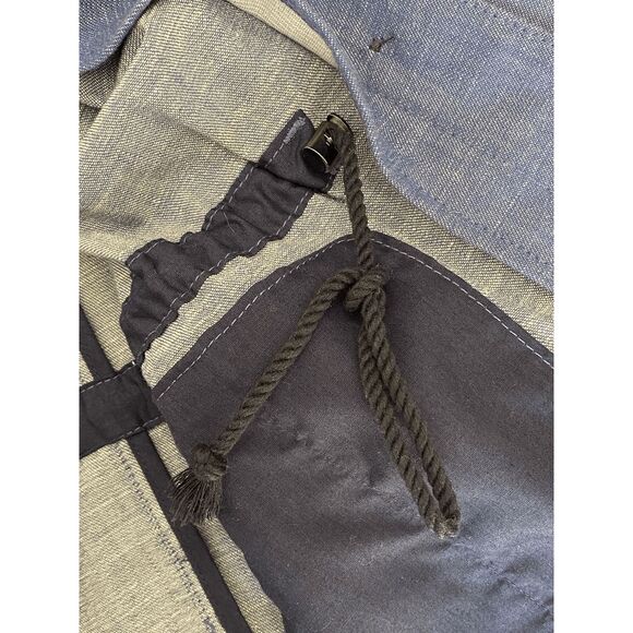 Talbots Twill Jacket Chambray Chore Coat Women's SP Petite Blue Denim Button Up - Picture 11 of 11